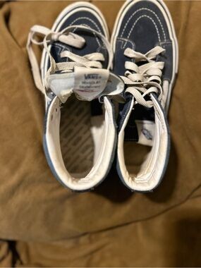 Vans Skate Classics Shoe - Navy and White